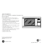 Preview for 2 page of GE JES0737DN Dimensions And Installation Information