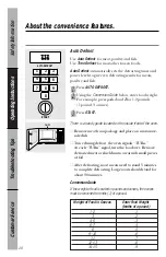 Preview for 26 page of GE JES1131GB Owner'S Manual