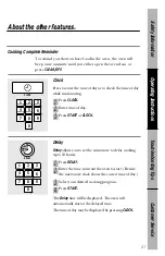 Preview for 27 page of GE JES1131GB Owner'S Manual