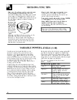 Preview for 6 page of GE JES1133 Use And Care & Cooking Manual