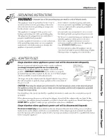 Предварительный просмотр 5 страницы GE JES1142SF Owner'S Manual