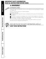 Предварительный просмотр 6 страницы GE JES1142SF Owner'S Manual