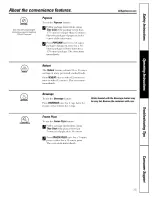 Предварительный просмотр 13 страницы GE JES1142SF Owner'S Manual