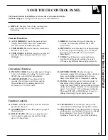 Preview for 9 page of GE JES1143 Use And Care & Cooking Manual