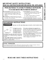 Предварительный просмотр 5 страницы GE JES1145 Owner'S Manual