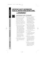 Предварительный просмотр 6 страницы GE JES1246 Owner'S Manual