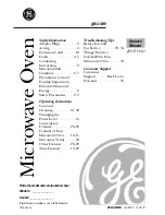 GE JES1334SD Owner'S Manual предпросмотр