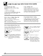 Preview for 10 page of GE JES1400T Use And Care & Cooking Manual