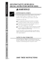 Предварительный просмотр 10 страницы GE JES1451DN Owner'S Manual