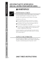 Preview for 10 page of GE JES1460DN Owner'S Manual