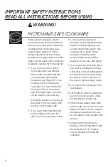 Preview for 6 page of GE JES1460DSBB Owner'S Manual