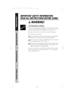 Предварительный просмотр 10 страницы GE JES1651 Owner'S Manual