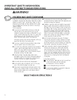 Предварительный просмотр 4 страницы GE JES1651 User Manual