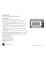 Preview for 2 page of GE JES2051DN Dimensions And Installation Information