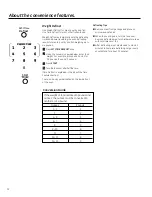 Preview for 12 page of GE JES2150MRSA Owner'S Manual