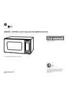 GE JES2251SJSS Datasheet preview