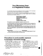 Preview for 2 page of GE JET122 Instructions Manual