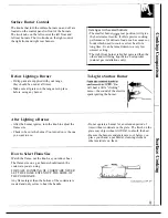 Preview for 9 page of GE JG5P34 Use And Care & Installation Manual