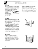 Preview for 14 page of GE JG5P34 Use And Care & Installation Manual