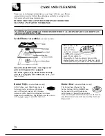 Preview for 28 page of GE JG5P34 Use And Care & Installation Manual