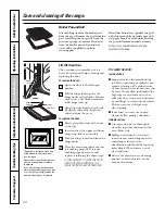 Предварительный просмотр 20 страницы GE JGAS02 Owner'S Manual And Installation Instructions