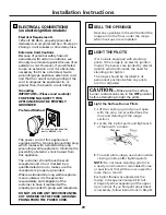 Предварительный просмотр 29 страницы GE JGAS02 Owner'S Manual And Installation Instructions