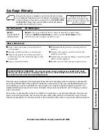 Предварительный просмотр 35 страницы GE JGAS02 Owner'S Manual And Installation Instructions