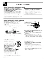 Предварительный просмотр 8 страницы GE JGAS02 Use And Care & Installation Manual