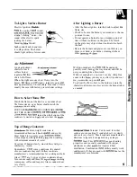 Preview for 9 page of GE JGAS02EN Use And Care & Installation Manual