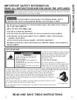 Preview for 3 page of GE JGAS640 Owner'S Manual