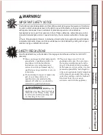 Предварительный просмотр 3 страницы GE JGAS730 Owner'S Manual And Installation Instructions