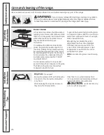 Preview for 26 page of GE JGB281SERSS Owner'S Manual & Installation Instructions