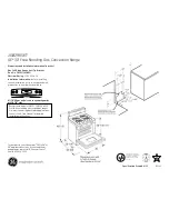 GE JGB296SETSS Dimensions And Installation Information preview