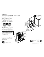 GE JGB500SEPSS Dimensions And Installation Information preview