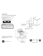 GE JGB600EEDES Dimensions And Installation Information preview