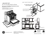 GE JGB620REF Dimensions And Installation Information preview