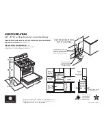 Preview for 1 page of GE JGB700EEJ Dimensions And Installation Information