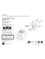 GE JGB870SET Dimensions And Installation Information preview