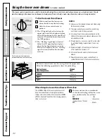 Предварительный просмотр 32 страницы GE JGB908 Owner'S Manual & Installation Instructions