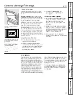 Preview for 35 page of GE JGB928 Owner'S Manual & Installation Instructions