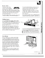 Preview for 23 page of GE JGBC15GER Use And Care & Installation Manual