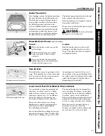 Preview for 21 page of GE JGBC20 Owner'S Manual & Installation Instructions