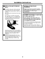 Preview for 39 page of GE JGBC20 Owner'S Manual & Installation Instructions