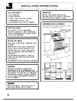 Preview for 32 page of GE JGBP25GEN Use And Care & Installation Manual