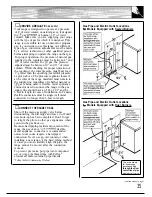 Preview for 35 page of GE JGBP25GEN Use And Care & Installation Manual