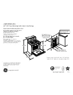 Preview for 1 page of GE JGBP28EELBB Datasheet