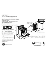 GE JGBP28METBS Dimensions And Installation Information preview