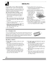 Preview for 20 page of GE JGBP31GEP Use And Care & Installation Manual