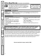 Preview for 54 page of GE JGBP33SEMSS Owner'S Manual & Installation Instructions