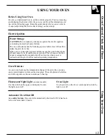 Preview for 13 page of GE JGBP34 Use And Care & Installation Manual